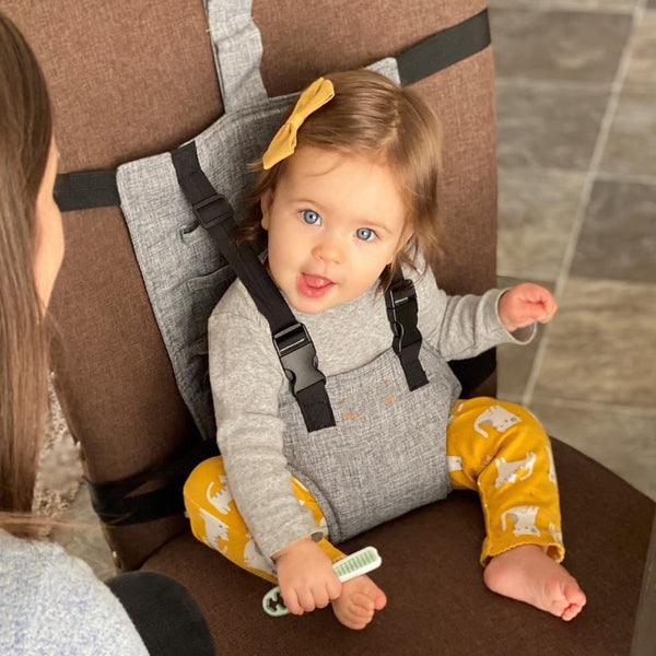 Chaise de salle à manger pour enfants, protection de ceinture de sécurité fixe