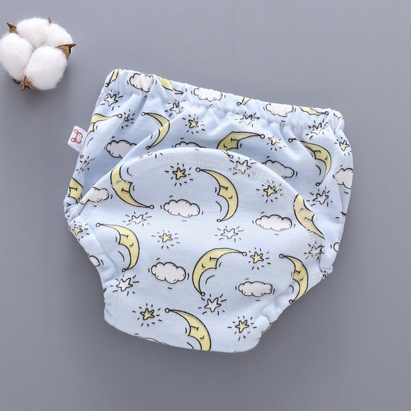 Pantalones de entrenamiento para bebé Funda de pañal de gasa lavable de 6 capas