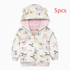 Cute double coat for boys and girls