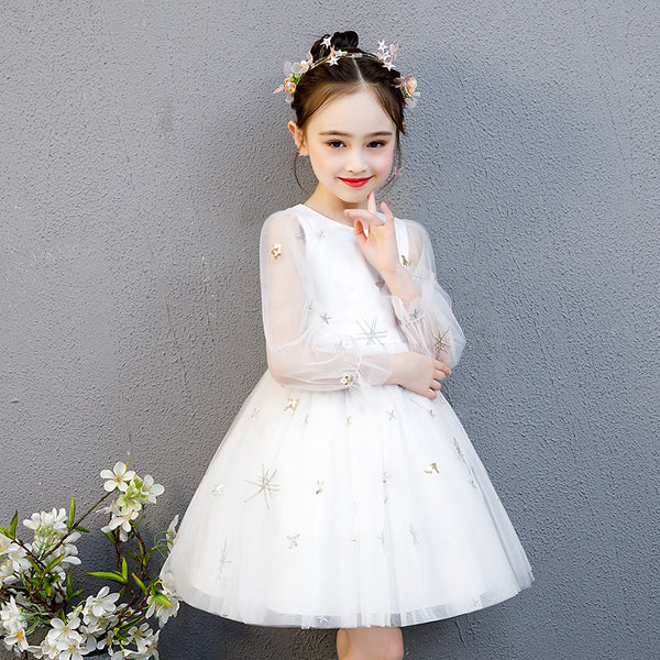 Vestido de niña de flores de moda