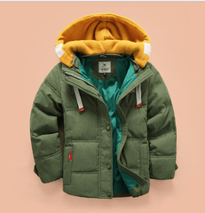 Children's down jacket boy 2021 new Korean version of the thickening down jacket in the children's winter clothing