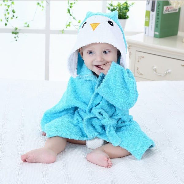 New Cotton Cartoon Bathrobes ForBoys And Girls