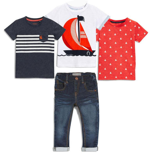 Children's Suit Boys Summer Short Sleeved T Shirt