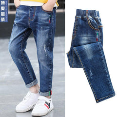 New Trendy Big Children's Pants Spring and Autumn Children's Trousers