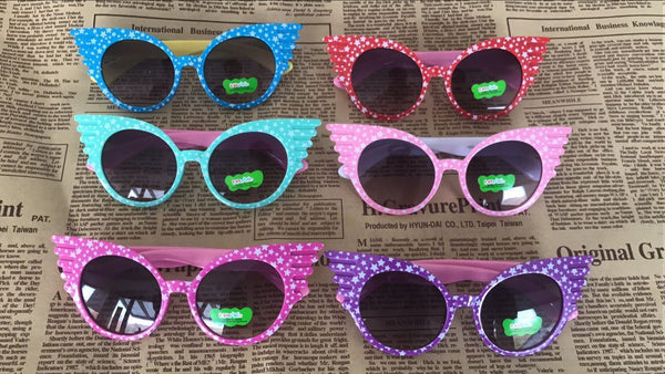 2018 Nuevas gafas de sol coreanas para niños 1383 Impresión Angel Baby Gafas de sol Fabricante Gafas al por mayor