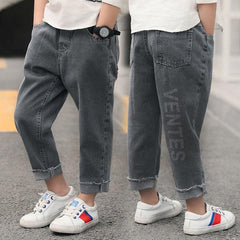 Children's Wear Boys Denim Pants Trend New Spring Fashion