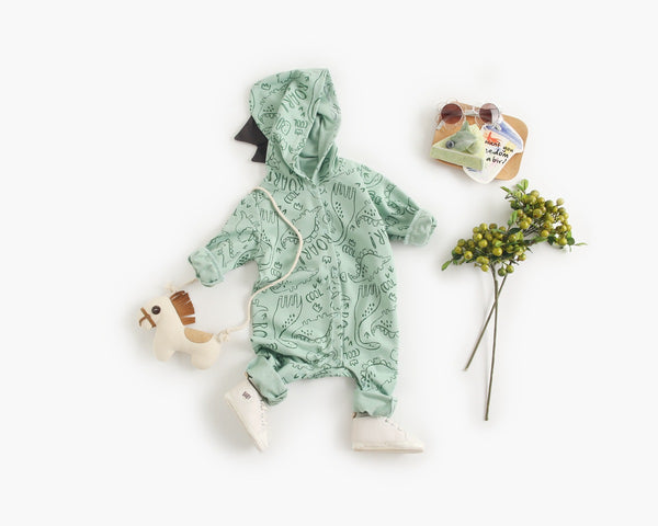Mono para bebé, mameluco de otoño e invierno, ropa para bebé, pelele coreano para recién nacido con dinosaurio