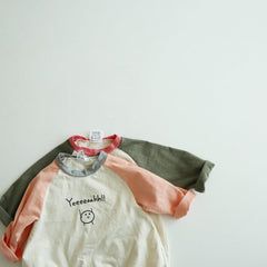 Baby T-shirt Boys And Girls Hit Casual Letter Blouse