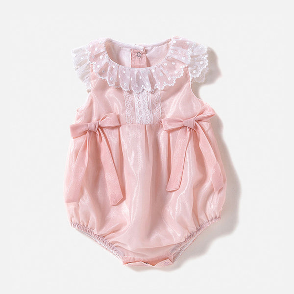 Mameluco de una sola pieza para bebé niña bebé bolsa de princesa extranjera ropa de pedo