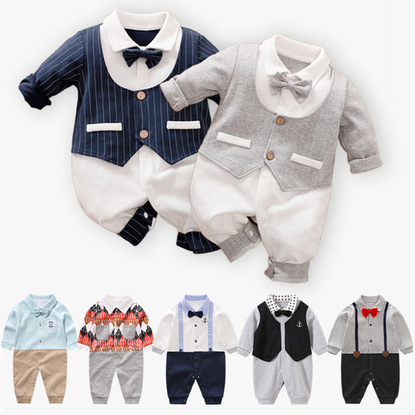 Vêtements de bébé pour hommes, combinaisons à manches longues pour bébé