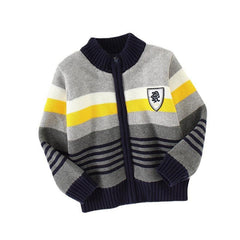 Fleece Sweater Cotton Jacket Children's Cardigan Knitwear Boys Pure Cotton