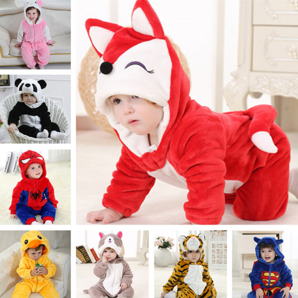 Monos de bebé, batas con diseño de animales de primavera y otoño, ropa de escalada para niños y niñas 