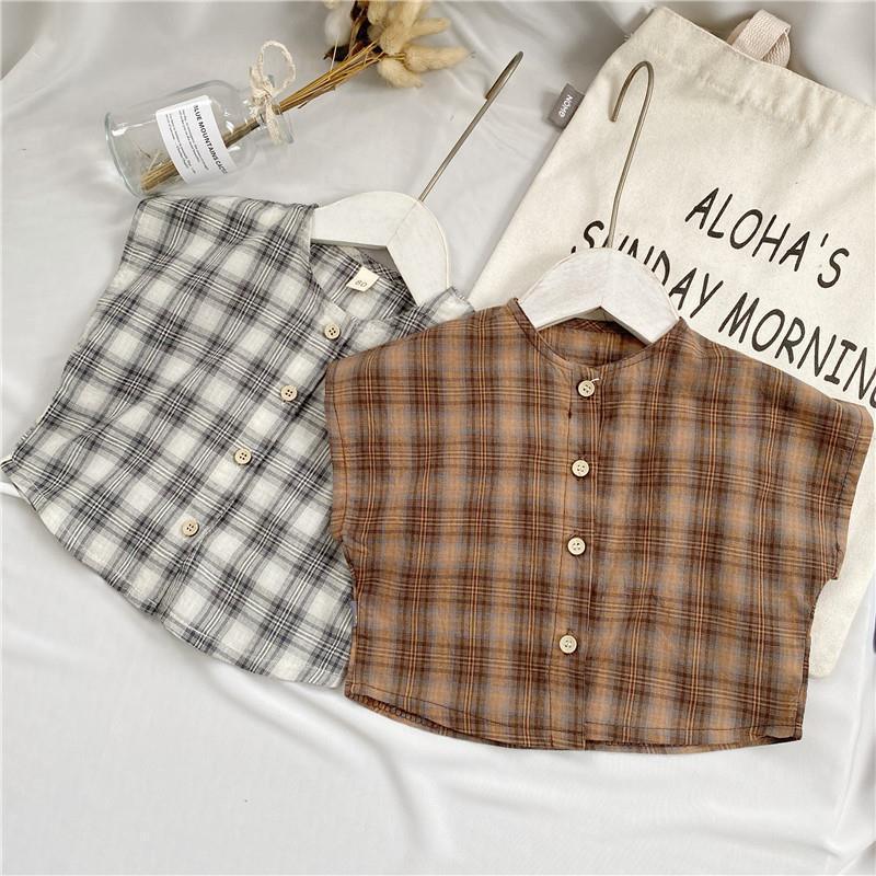 Children's cotton and linen shirt