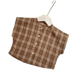 Children's cotton and linen shirt