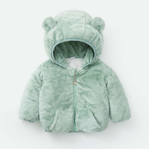 Nueva chaqueta acolchada de invierno para bebé, chaqueta de algodón