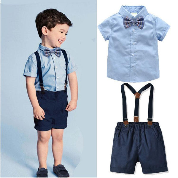 Camisa y mono de niño.