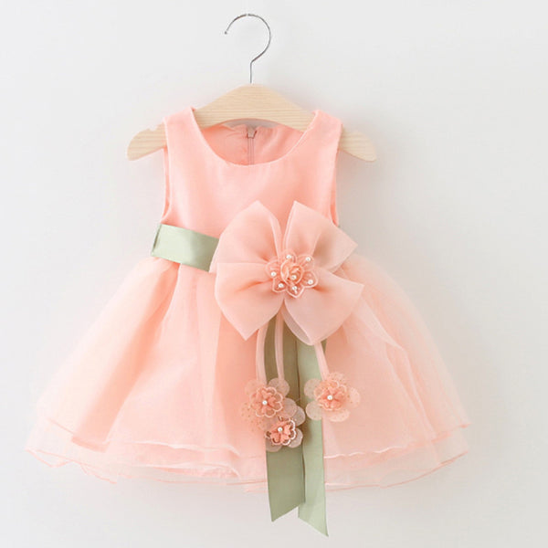 Vestido sin mangas para niños extranjeros, vestido de princesa de gasa para niñas, ropa coreana para bebés, novedad de verano 2021