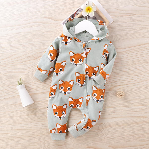 Mono con estampado de moda informal para bebés y niños pequeños