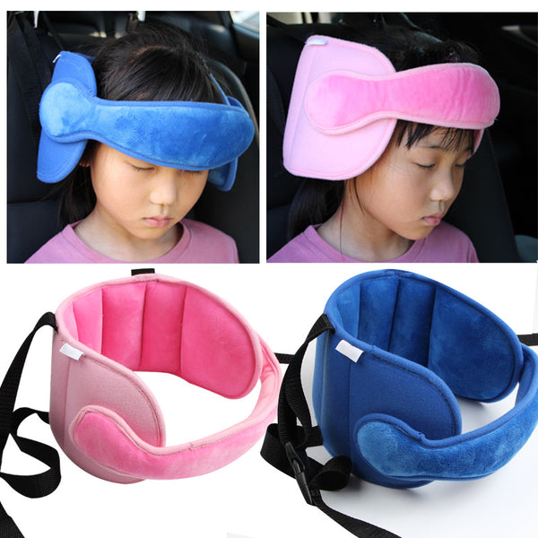 Bebé niños ajustable asiento de coche soporte para la cabeza cabeza fija almohada para dormir