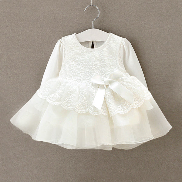 Baby clothing lace princess dress dress 0-12 months of spring and autumn direct manufacturers
