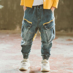 Boys Spring And Autumn Jeans