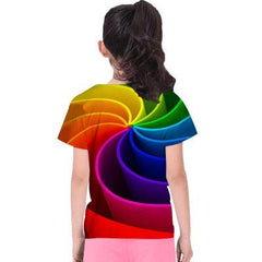 Digital printed children's Short Sleeve T-Shirt