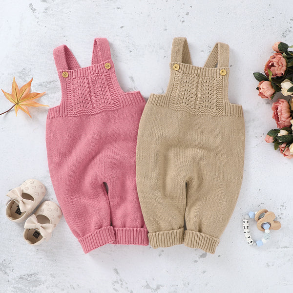 Baby Sling One-piece Solid Color Romper