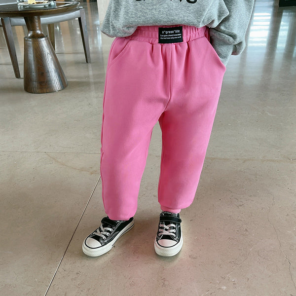 Long Pants Thickened Warm Children's Casual Outer Wear Trendy