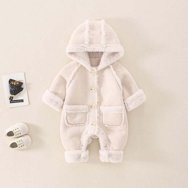 Baby Onesies With Thick And Warm Fur