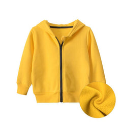 Children's jacket zipper sweater fleece baby clothes