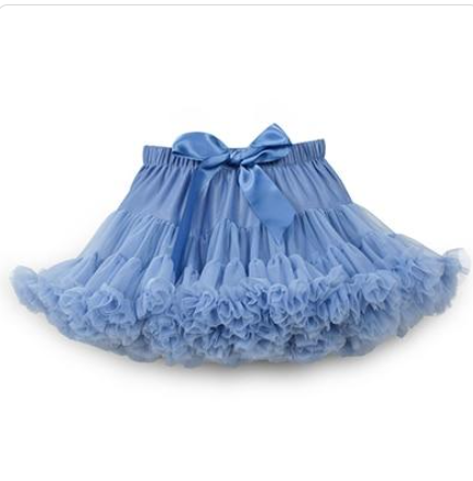 Falda súper esponjosa para niña, falda tutú, falda de gasa para niña de flores, vestido de princesa de hadas, Falda plisada