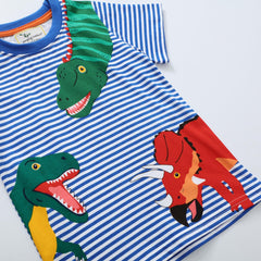 Children's Dinosaur T-shirt Boys Short Sleeve Sleeve Cartoon Kids