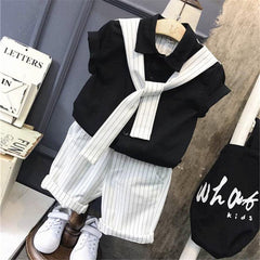 Two-piece boy summer suit