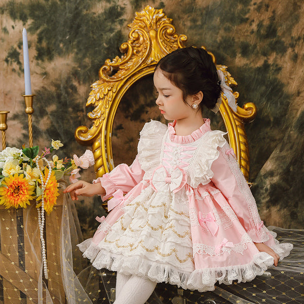 Vestido de princesa para niñas Falda española Pettiskirt para bebé