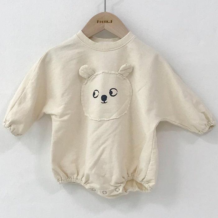 Baby cute poached egg one-piece suit