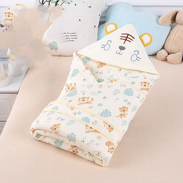 Productos para bebés de toalla envuelta doble de algodón de primavera y otoño de sección delgada de verano
