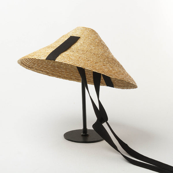 Europe And The United States New Strappy Straw Hat Outdoor Shade