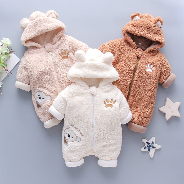 Vêtements d'hiver en coton pour bébé garçon et fille