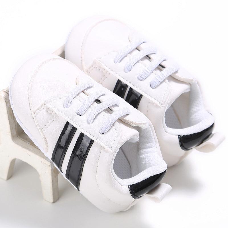 Cute Comfortable Soft Leather Baby Sneakers - Stylus Kids