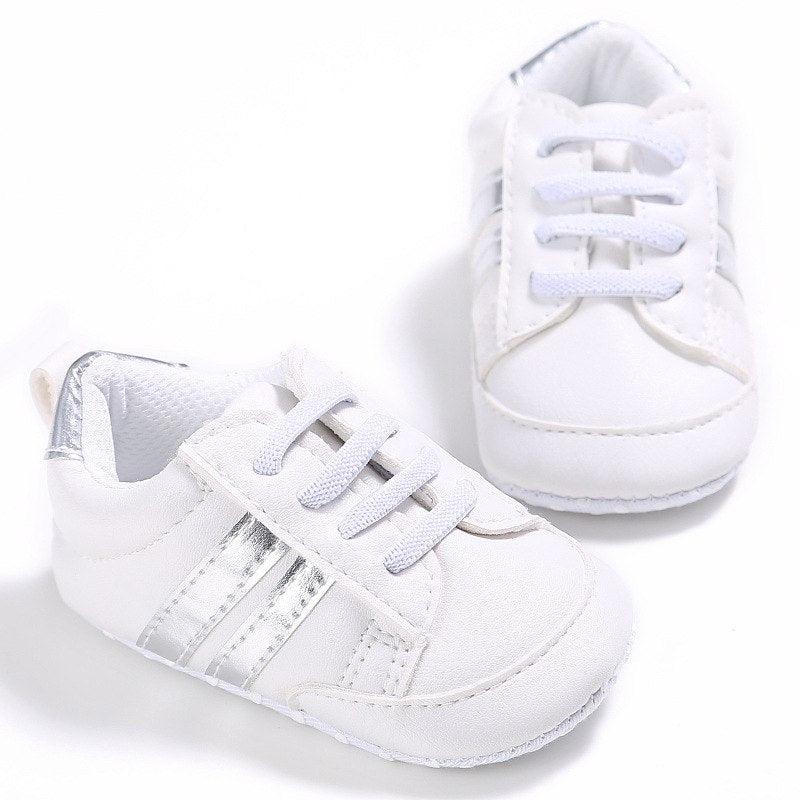 Cute Comfortable Soft Leather Baby Sneakers - Stylus Kids