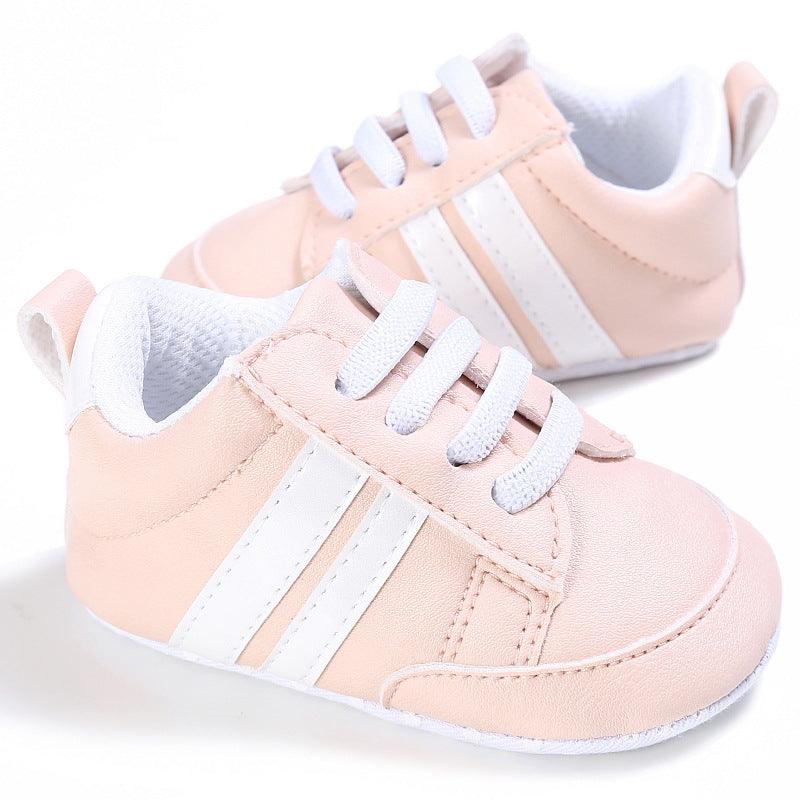 Cute Comfortable Soft Leather Baby Sneakers - Stylus Kids
