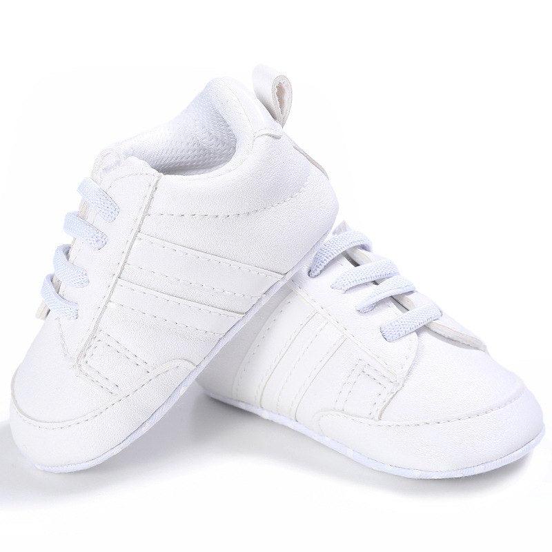 Cute Comfortable Soft Leather Baby Sneakers - Stylus Kids