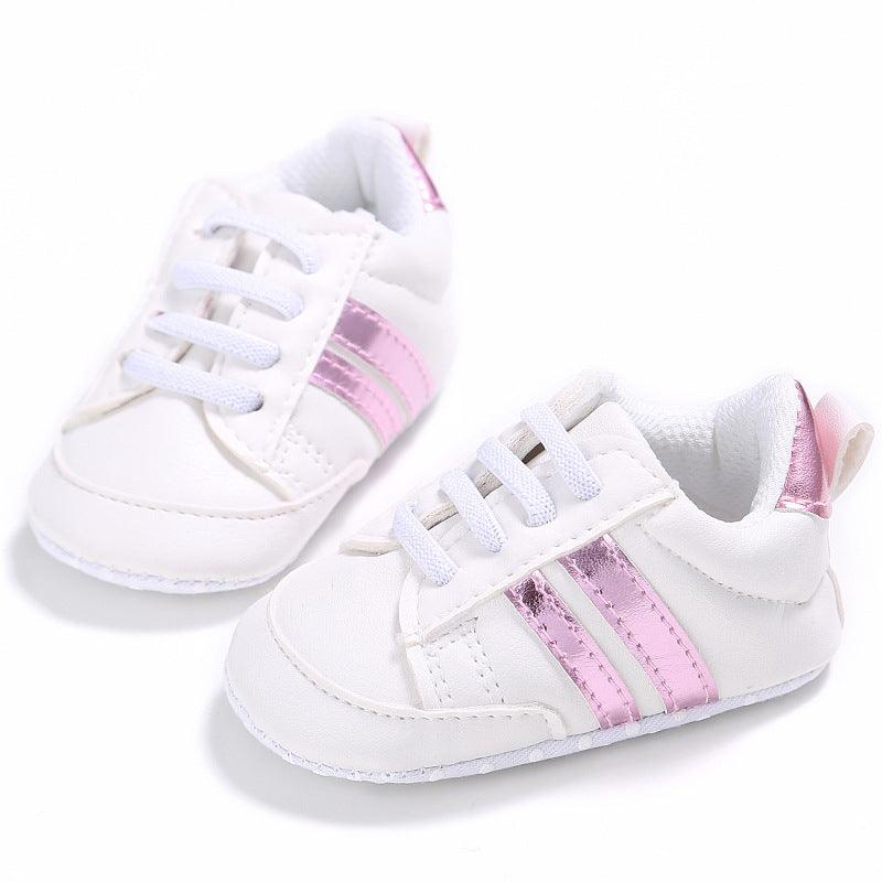 Cute Comfortable Soft Leather Baby Sneakers - Stylus Kids