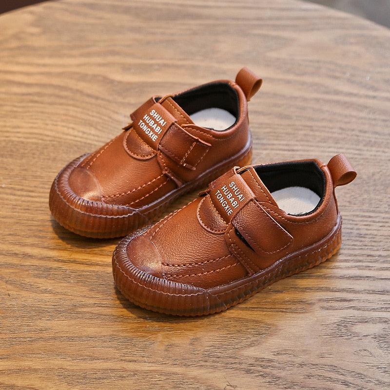 Toddler's Leather Sneakers - Stylus Kids