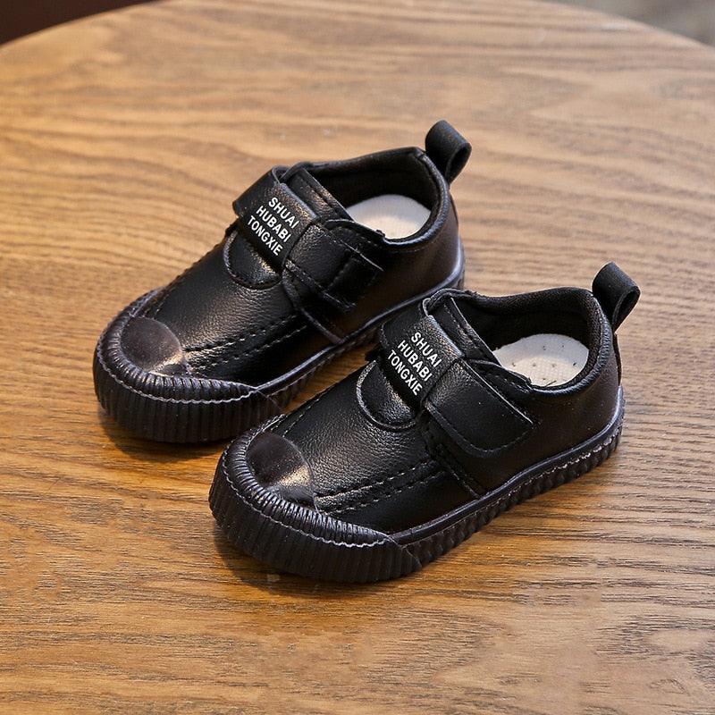 Toddler's Leather Sneakers - Stylus Kids