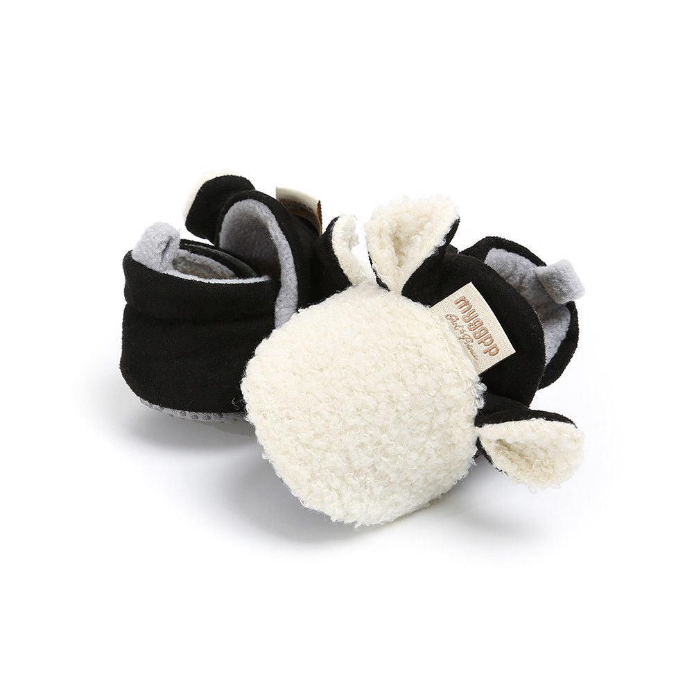 Baby Girl's Fluffy Animal Shaped Slippers - Stylus Kids