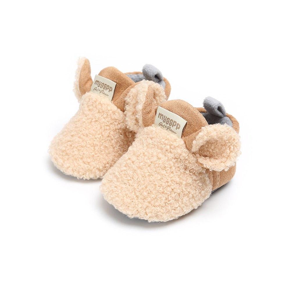 Baby Girl's Fluffy Animal Shaped Slippers - Stylus Kids