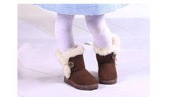 Kid's Super Soft Eco Fur Winter Boots - Stylus Kids