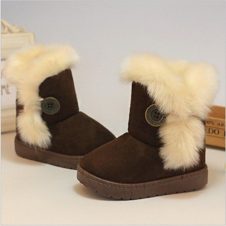 Kid's Super Soft Eco Fur Winter Boots - Stylus Kids