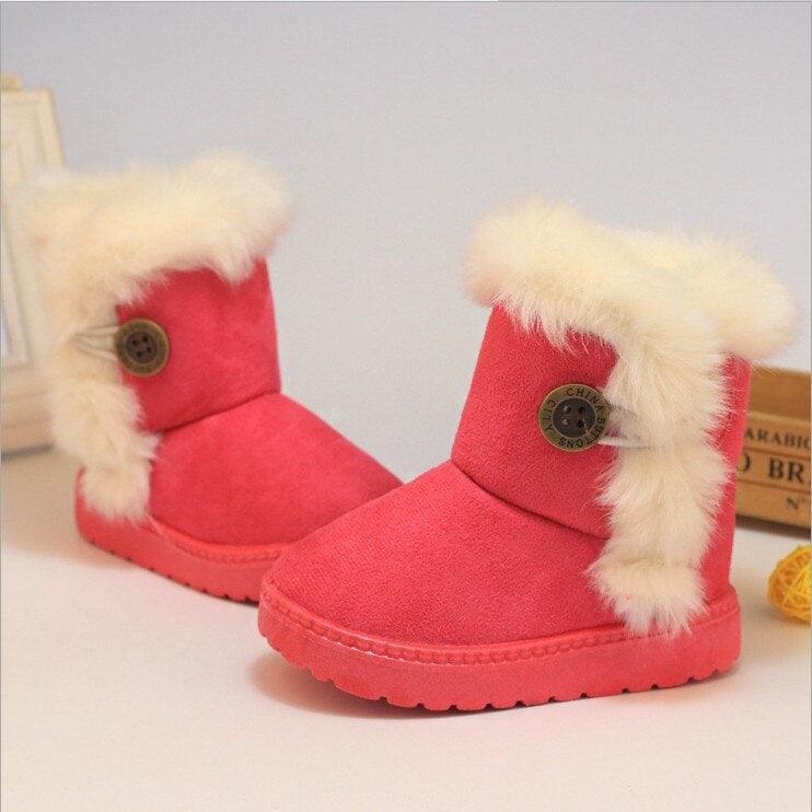 Kid's Super Soft Eco Fur Winter Boots - Stylus Kids